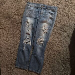 American Eagle Hi-Rise Jegging Crop Super Strech.